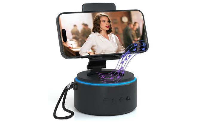 Bluetooth Speaker with Phone Stand Bluetooth Speaker with Phone Stand