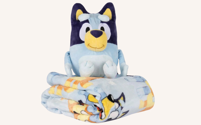 Bluey Pillow Throw Blanket Set