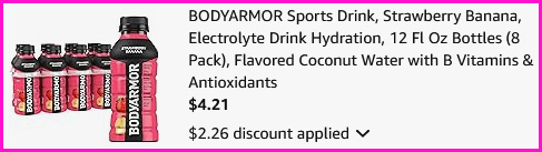 Bodyarmor Sports Drink Checkout Screen Bodyarmor Sports Drink Checkout Screen