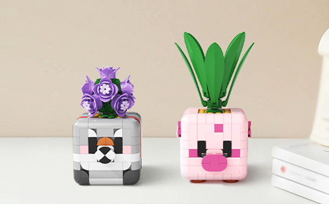 Botanicals Flowers Building Blocks