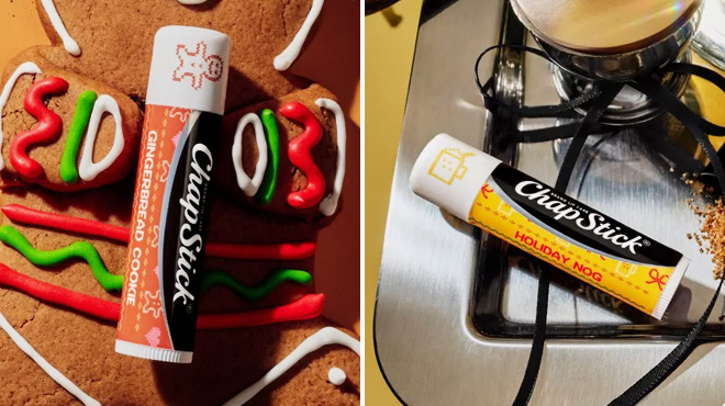 Chapstick Holiday Lip Balms