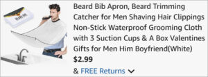Checkout page of Beard Bib Beard Apron