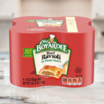 Chef Boyardee Beef Ravioli in Pasta on the Table