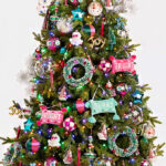 Christmas Ornaments on a Tree