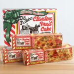 Claxton Fruit Cake 3 Pack on a Table