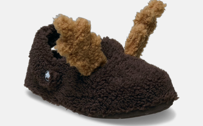 Crocs Toddler Classic Cozzzy Reindeer Slipper