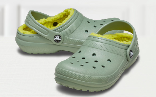 Crocs Toddler Classic Lined Clogs Crocs Toddler Classic Lined Clogs