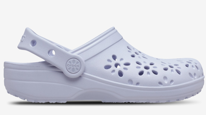 Crocs Toddler Girls Floral Cutout Clogs Crocs Toddler Girls Floral Cutout Clogs