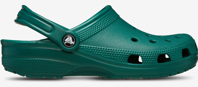 Crocs Womens Classic Clogs in Dark Green Crocs Womens Classic Clogs in Dark Green