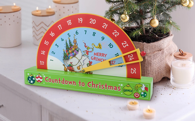 DC Grinch MDF Countdown Calendar