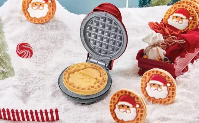 Dash Santa Mini Waffle Maker