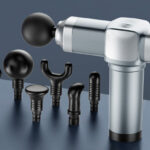 Deep Tissue Massage Gun in Gray Color