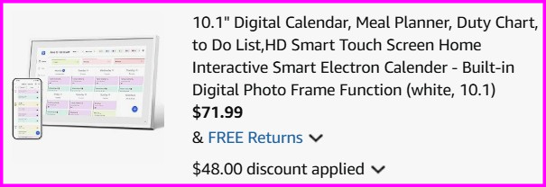 Digital Calendar Checkout