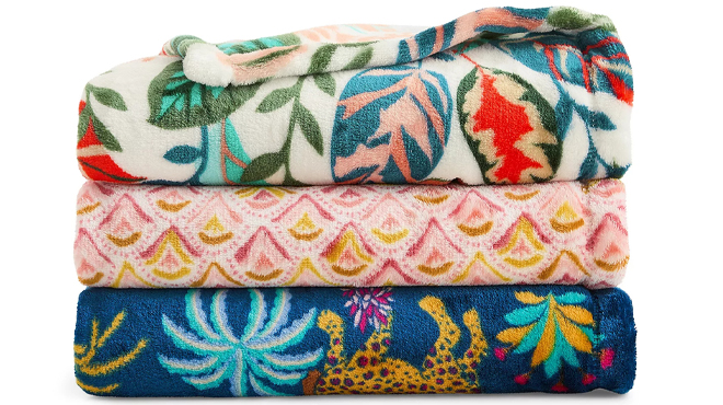 Distant Lands Velvet Plush Printed Throws