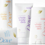 Dove Whole Body Deodorants on a Table