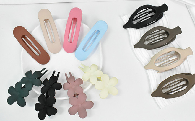 Flat Claw Clip 12 Pack