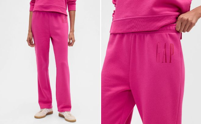 GAP Factory Logo Pull On Slim Sweatpants