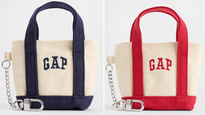 GAP Factory Logo Tote Keychain Charms