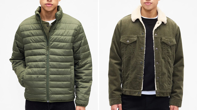 GAP Factory Mens ColdControl Relaxed Puffer Jacket GAP Factory Mens ColdControl Relaxed Puffer Jacket