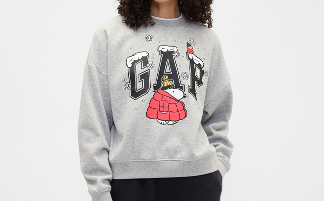 GAP Factory Oversized Gap Logo Sweatshirt