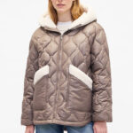 GAP Factory Relaxed Sherpa Trim Jacket