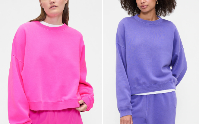 GAP Factory Relaxed Wedge Crewneck Sweatshirt GAP Factory Relaxed Wedge Crewneck Sweatshirt