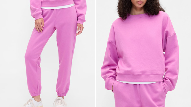 GAP Factory Womens Fleece Joggers GAP Factory Womens Fleece Joggers