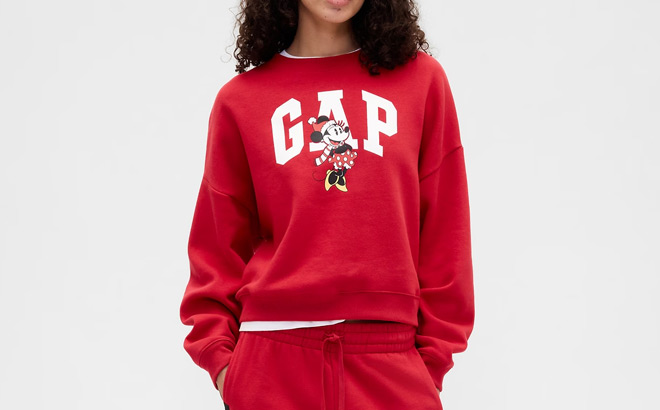 GAP Factory Womens Minnie Mouse Sweatshirt