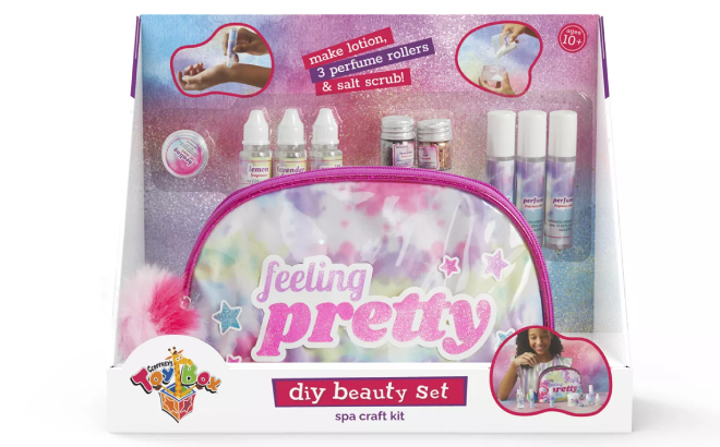 Geoffreys Toy Box DIY Beauty Set Spa 25 Pieces Craft Kit