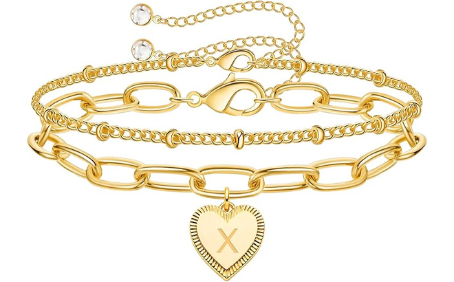 Gold Initial Bracelet