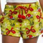 Grinch Plush Lounge Short