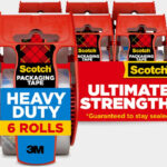 Heavy Duty Shipping Packing Tape 6 Pack