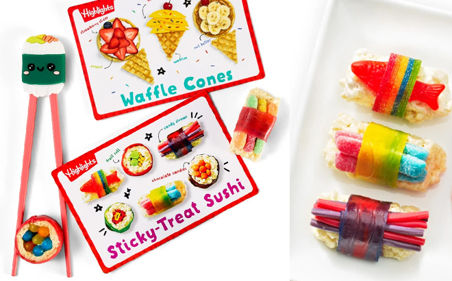 High Five Spring Activity Box Recipe Cards