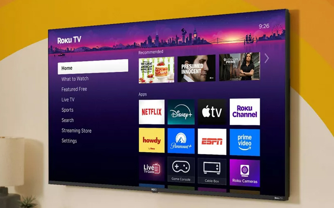 Hiro 55 Inch 4K HDR Smart TV Flat Screen LED Television with Roku TV Hiro 55 Inch 4K HDR Smart TV Flat Screen LED Television with Roku TV