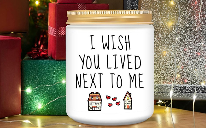 Homsolver Funny Lavender Scented Candle