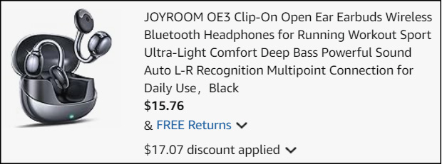 Joyroom Wireless Clip On Earbuds Checkout Joyroom Wireless Clip On Earbuds Checkout
