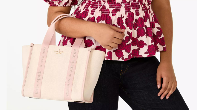 Kate Spade Outlet Kip Canvas Small Tote