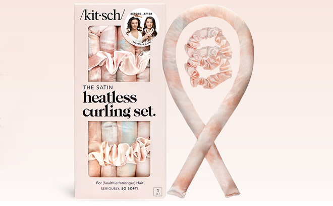 Kitsch Satin Heatless Curling Set