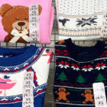 Lands End Kids Holiday Sweaters in Sams Club Carts