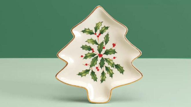 Lenox Holiday Tree Plate