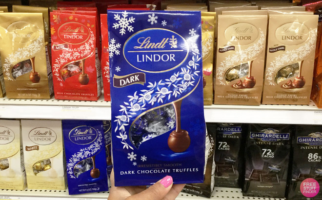 Lindt Lindor Assorted Dark Chocolate Candy Truffles