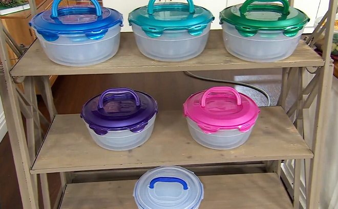 LocknLock 8 Piece Nestable Bowl Sets