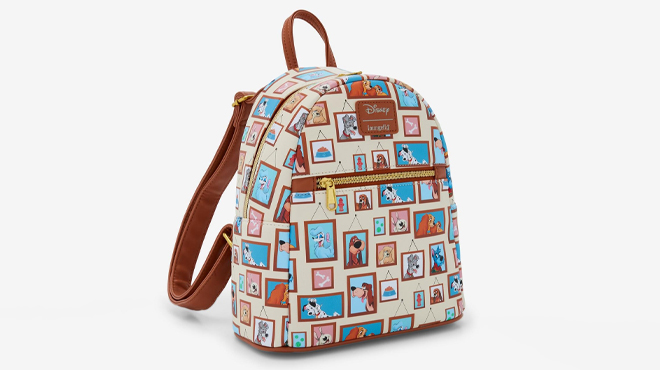 Loungefly Disney Dogs Gallery Mini Backpack Loungefly Disney Dogs Gallery Mini Backpack
