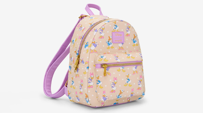 Loungefly Disney Donald Duck Daisy Duck Classic Mini Backpack