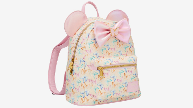 Loungefly Disney Minnie Mouse Ears Butterfly Mini Backpack