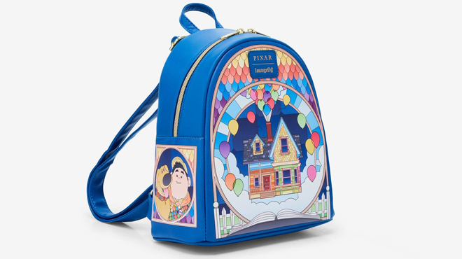 Loungefly Disney Pixar Up Stained Glass Mini Backpack Loungefly Disney Pixar Up Stained Glass Mini Backpack