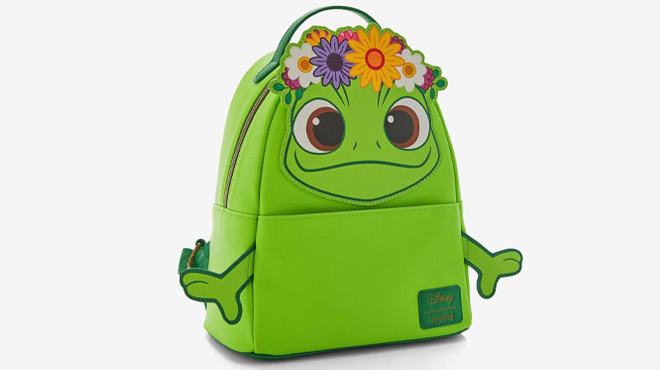 Loungefly Disney Tangled Pascal Flower Crown Mini Backpack