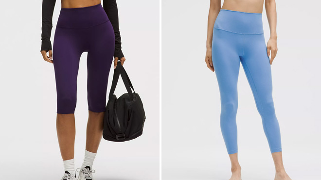 Lululemon 15 Inch Wunder Train High Rise Crop Lululemon 15 Inch Wunder Train High Rise Crop