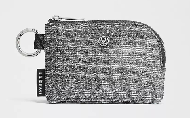 Lululemon Clippable Card Pouch Glitter