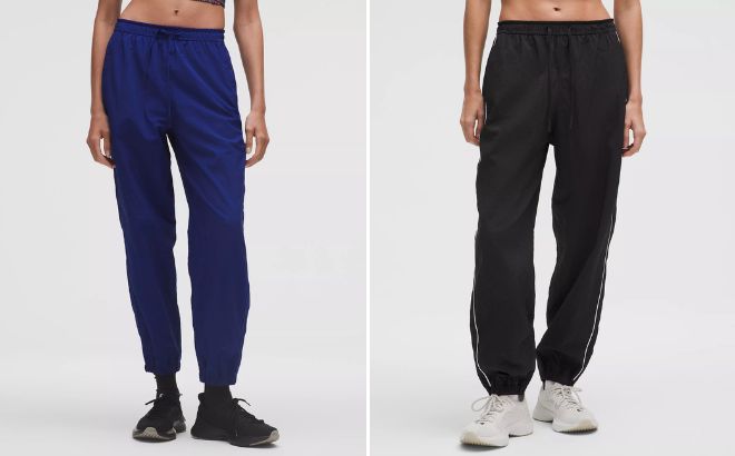 Lululemon License to Train Woven Mid Rise Joggers